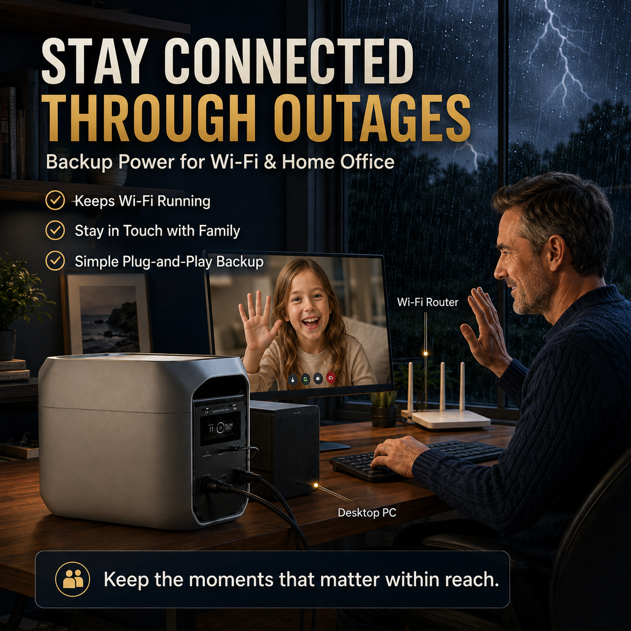 Large Capacity + Fast Charging = Endless Power, Anywhere, Anytime